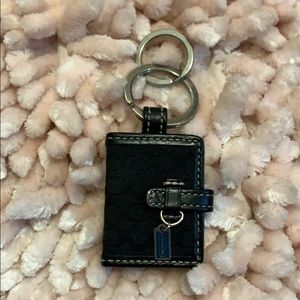 Coach mini picture wallet keychain